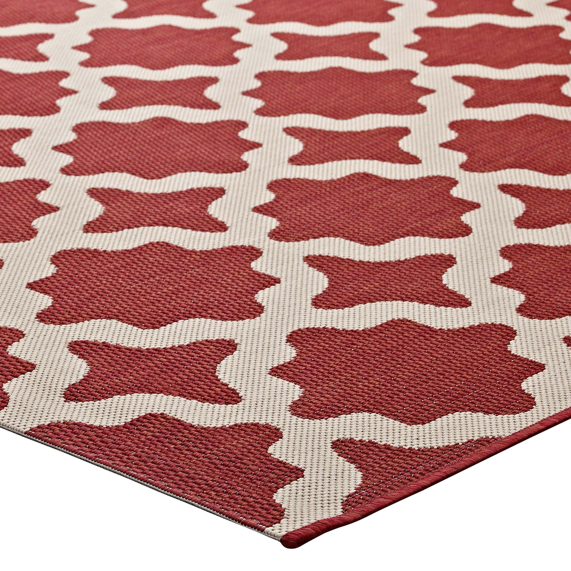 Cerelia Moroccan Trellis 9x12 Indoor and Outdoor Area Rug