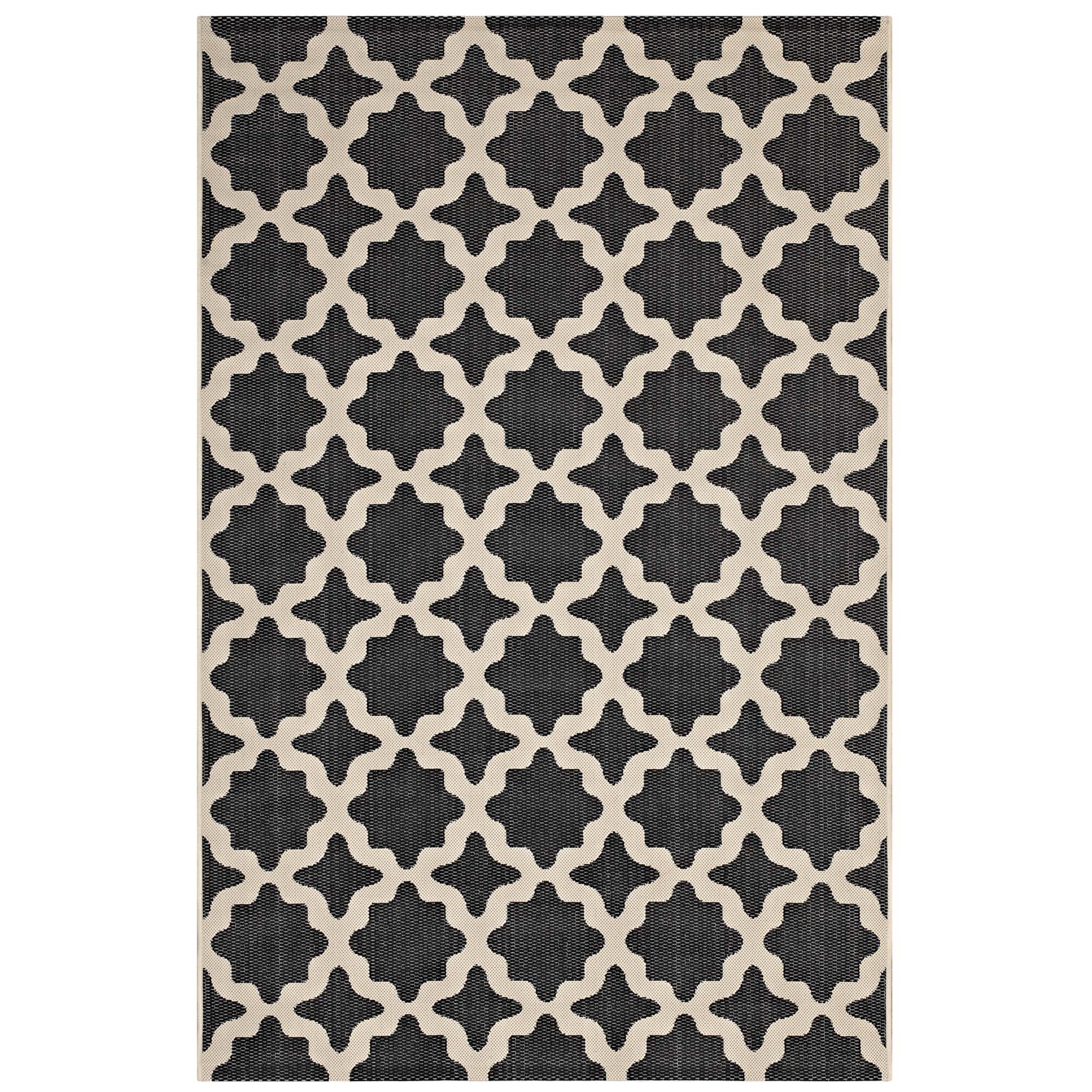 Cerelia Moroccan Trellis 4x6 Indoor and Outdoor Area Rug