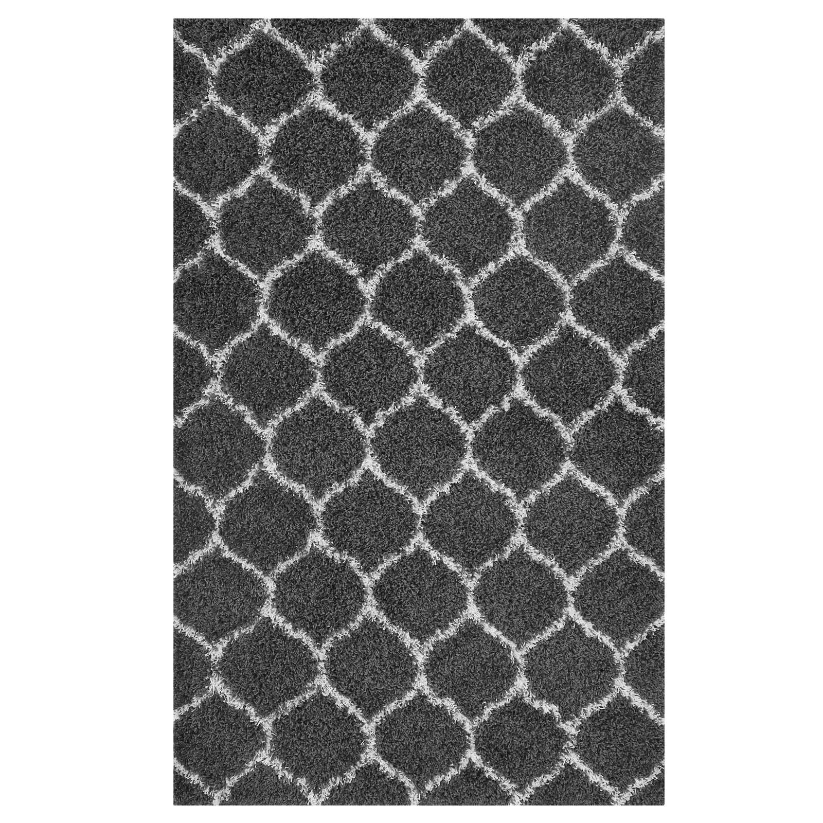 Solvea Moroccan Trellis 8x10 Shag Area Rug