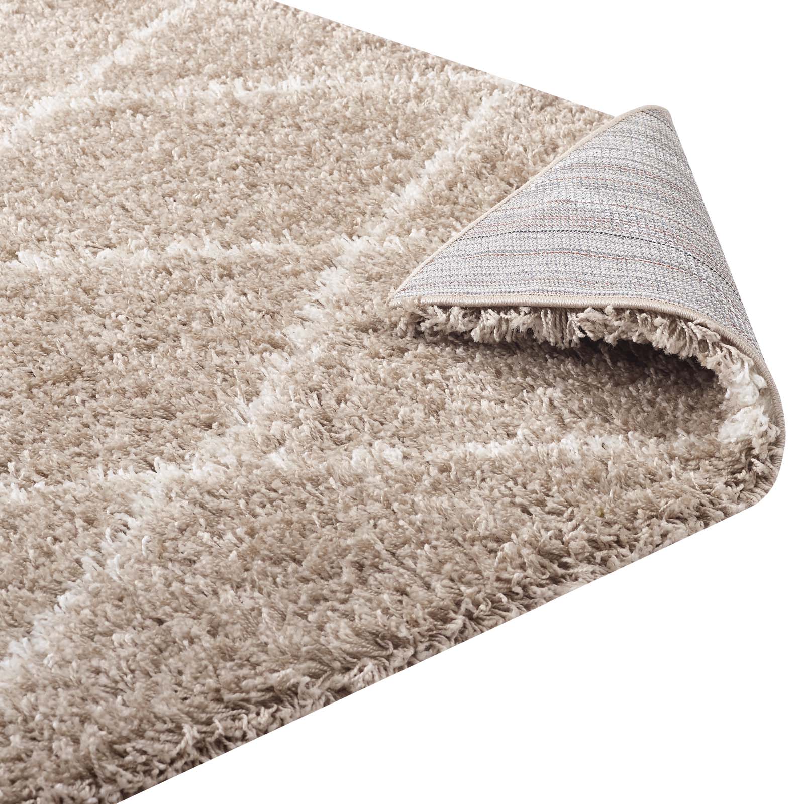 Toryn Diamond Lattice 5x8 Shag Area Rug