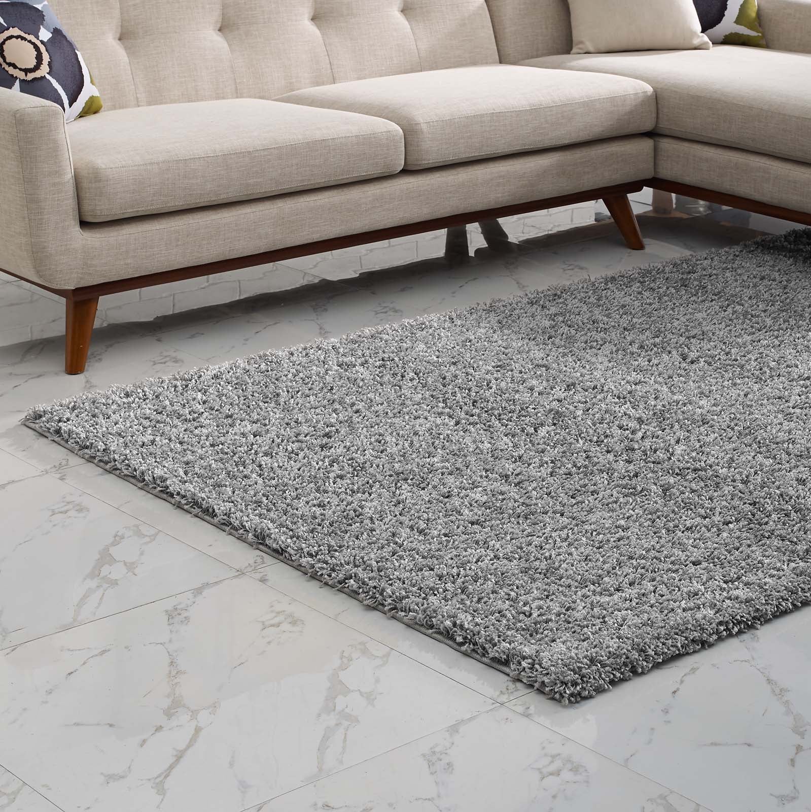 Enyssa Solid 8x10 Shag Area Rug