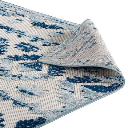 Reflect Takara Abstract Diamond Moroccan Trellis 5x8 Indoor and Outdoor Area Rug