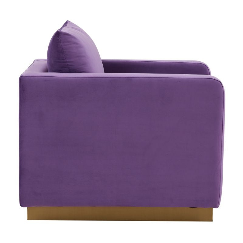 Elvira Velvet Accent Armchair