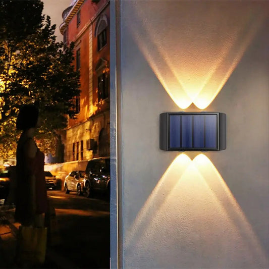 Modern 4LED Solar Wall Light