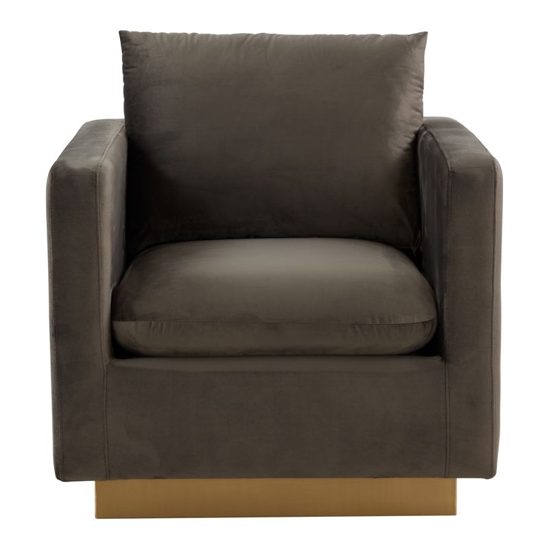 Elvira Velvet Accent Armchair