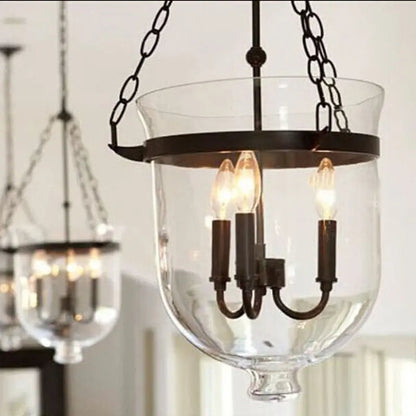 Rustic Bell Jar Pendant light