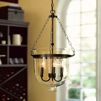 Rustic Bell Jar Pendant light