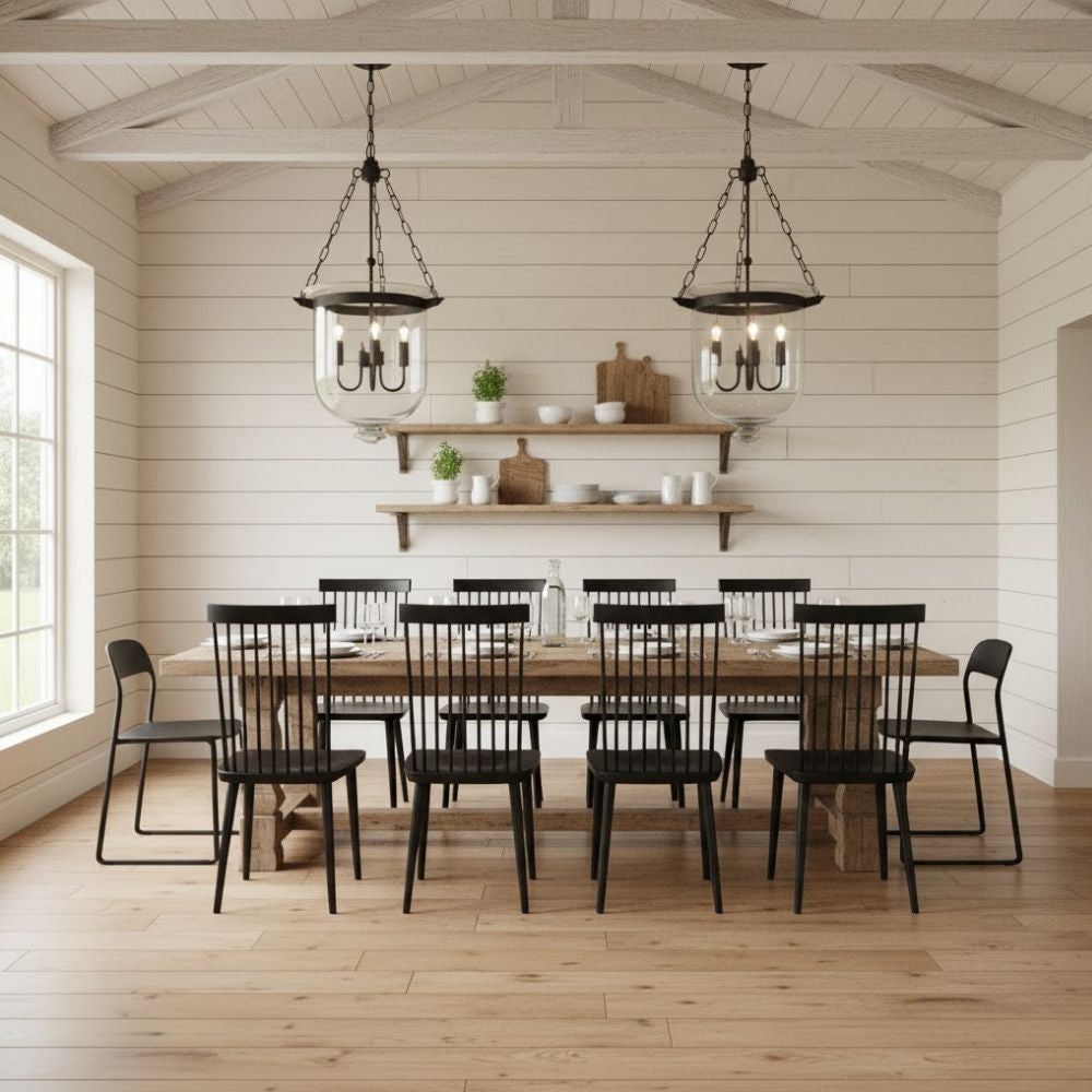 Rustic Bell Jar Pendant light