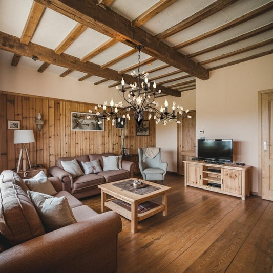 Rustic Wrought Iron Chandeliers 12 Lights