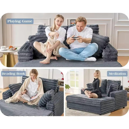 CozySleeper™ 53” Chaise Lounge Sofa Bed