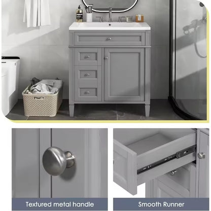 Manhattan 30" Modern Bathroom Vanity with Sink