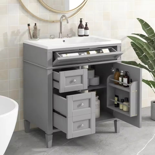 Manhattan 30" Modern Bathroom Vanity with Sink