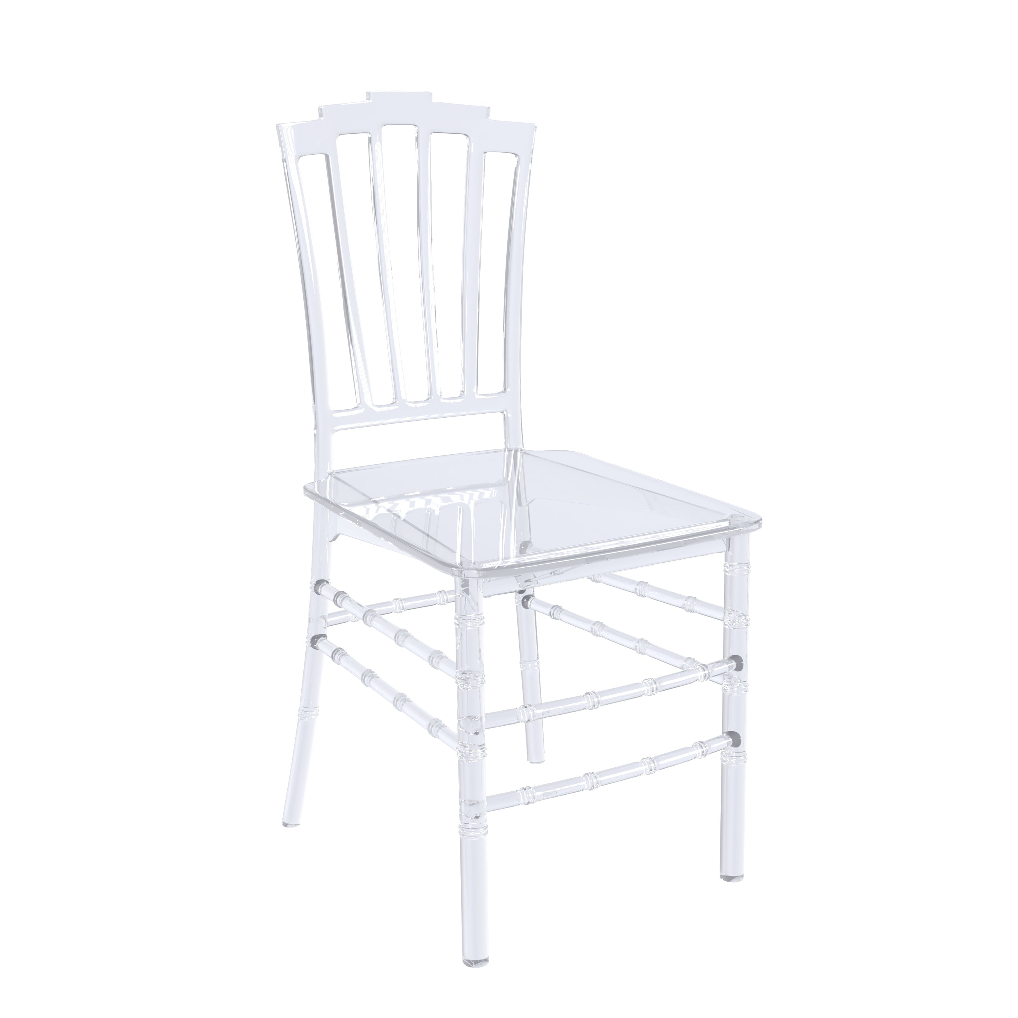 Synth Series Modern Dining Chair in Clear