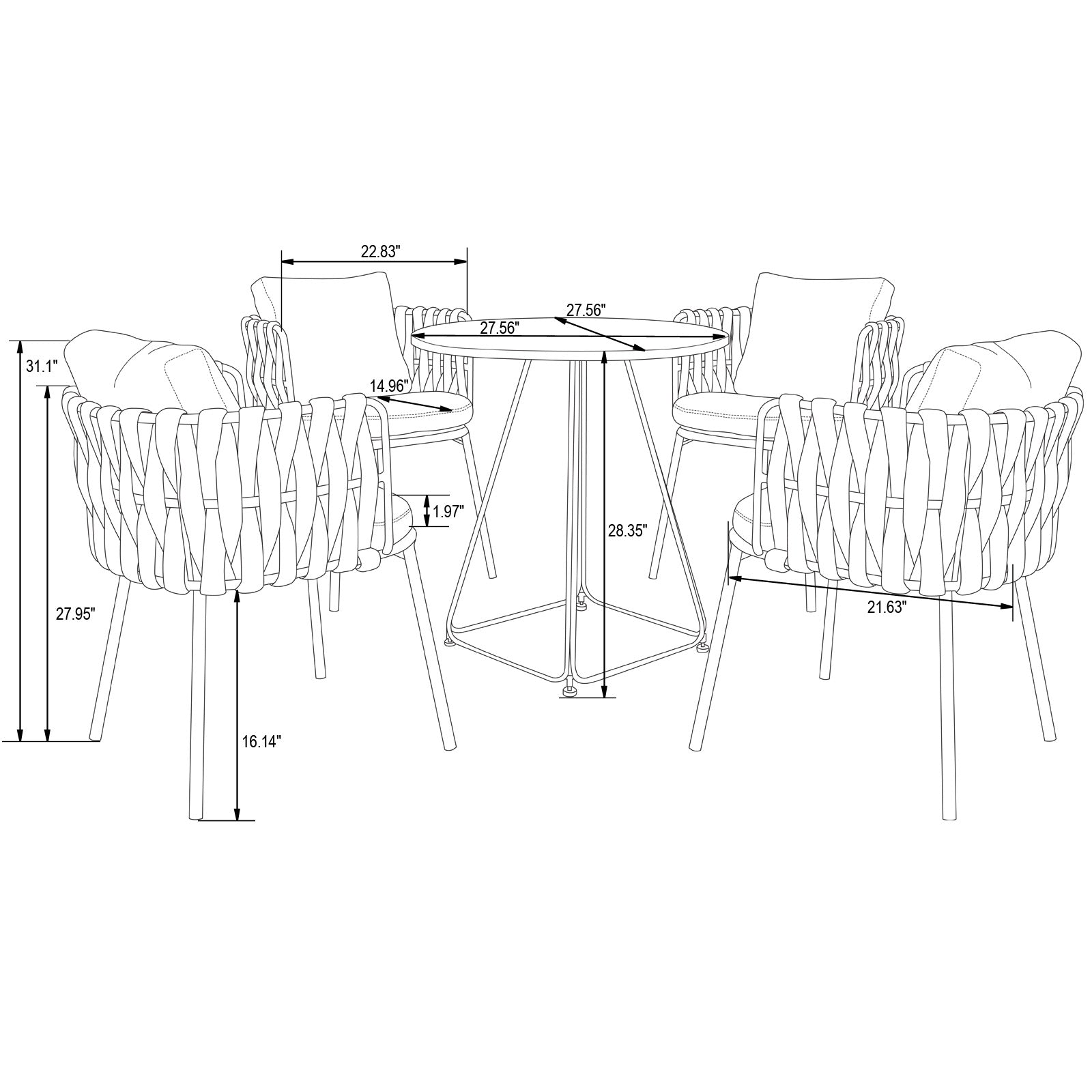 Spence Outdoor Dining Chair