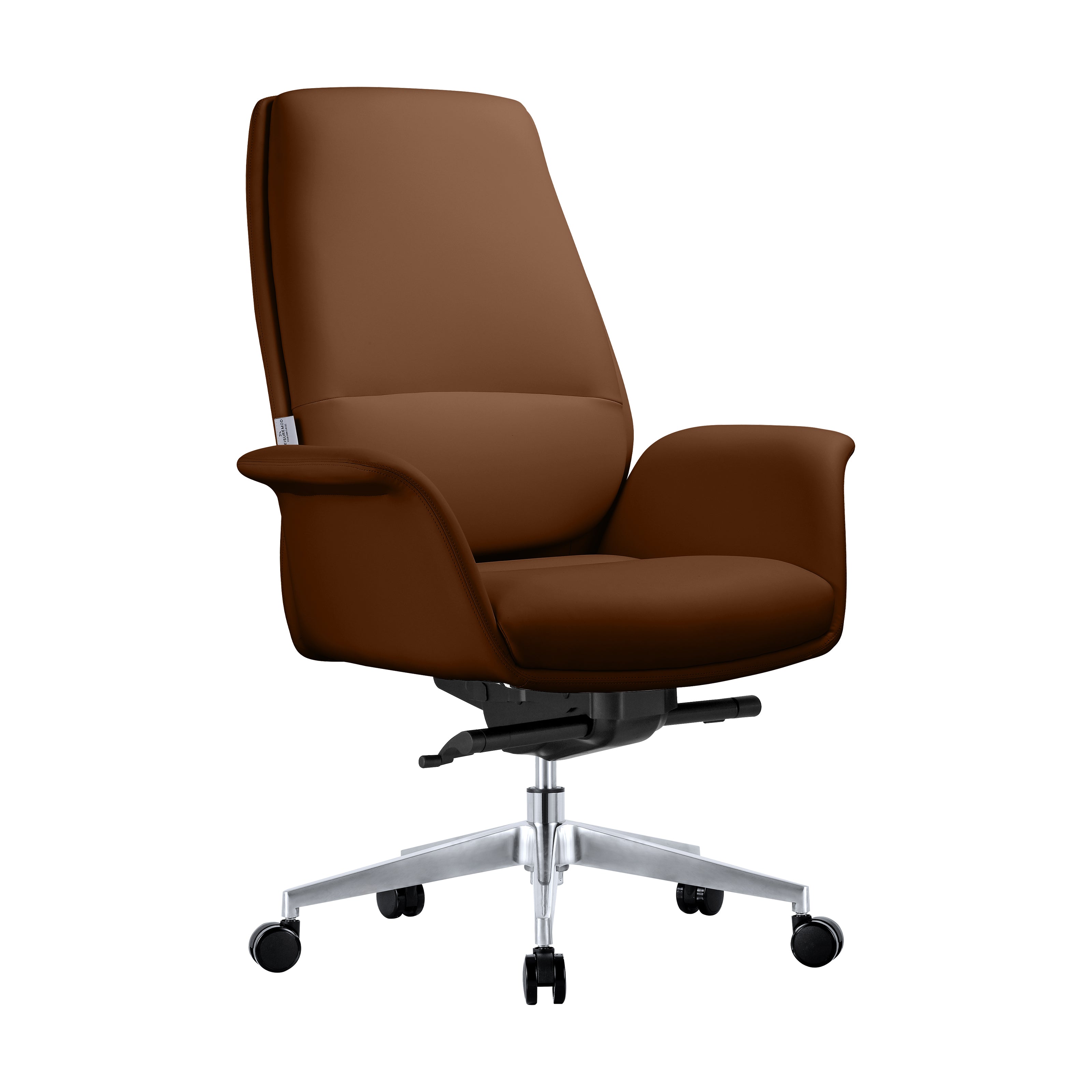 Summit Series Office Chair In Black Leather