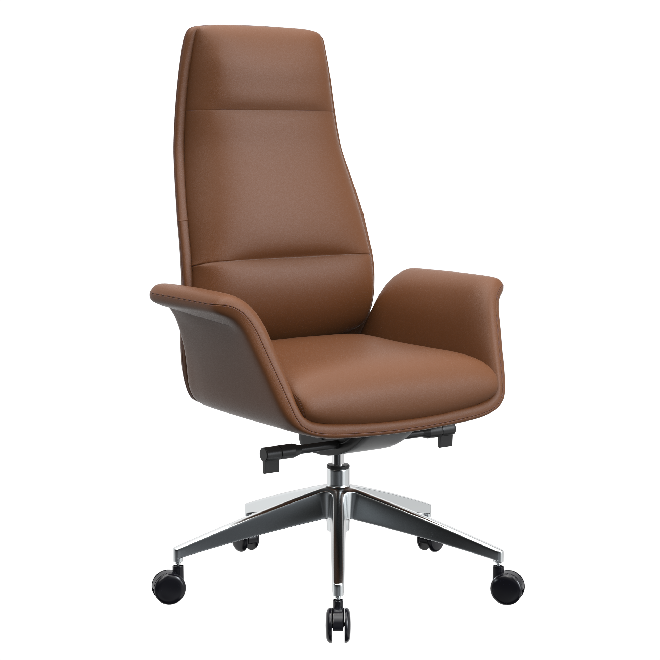 Summit Series Tall Office Chair In Black Leather