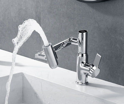 Emfurn Single Hole Rotatable Faucet with Digital Temperature Display