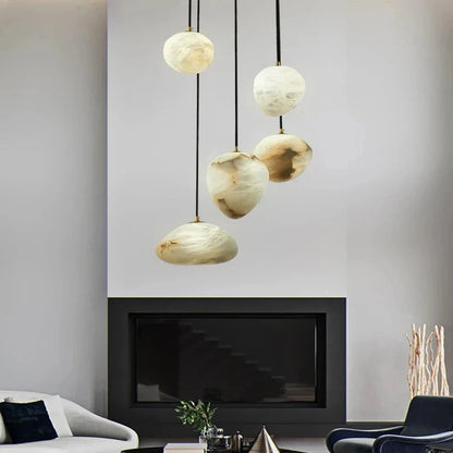 Sage Marble Chandelier