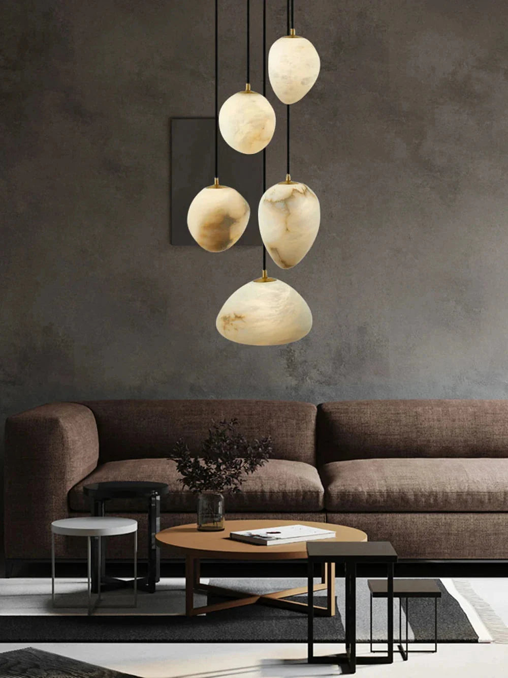 Sage Marble Chandelier