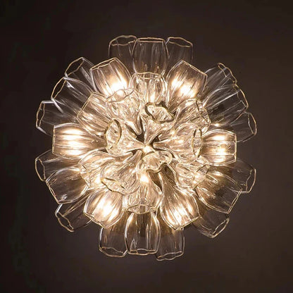 Sasha Modern Designer Crystal Flower Chandelier
