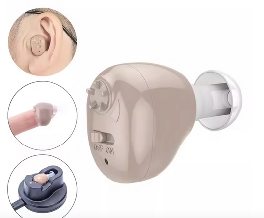 Mini OTC Rechargeable Invisible Hearing Aid - 16 Channels