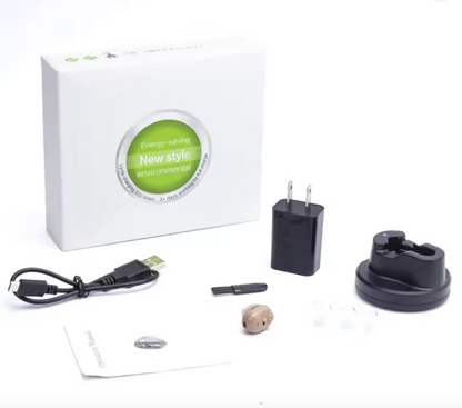 Mini OTC Rechargeable Invisible Hearing Aid - 16 Channels