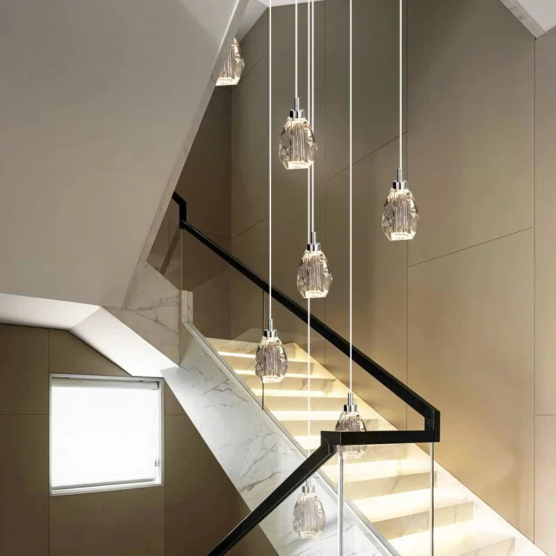 Sensa Crystal Stairwell Lighting