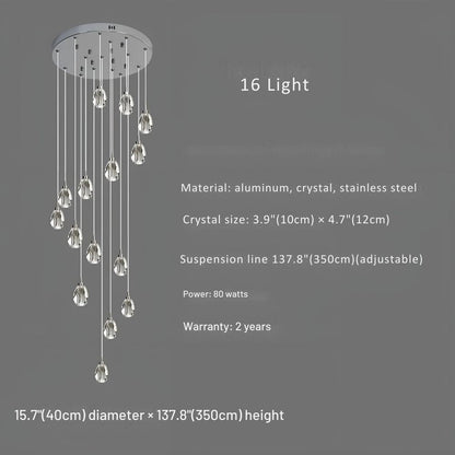 Sensa Crystal Stairwell Lighting