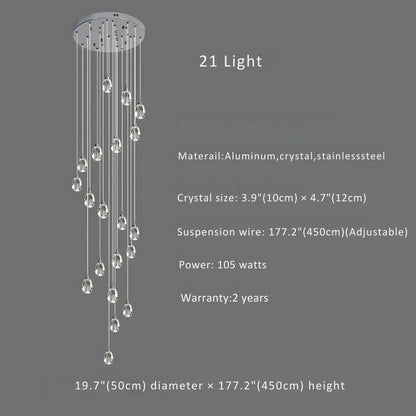Sensa Crystal Stairwell Lighting