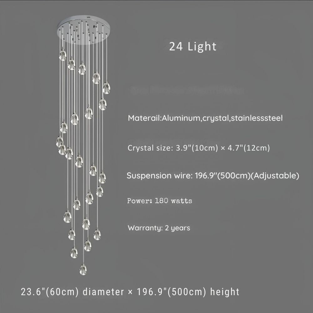 Sensa Crystal Stairwell Lighting