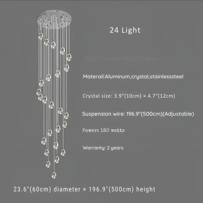 Sensa Crystal Stairwell Lighting