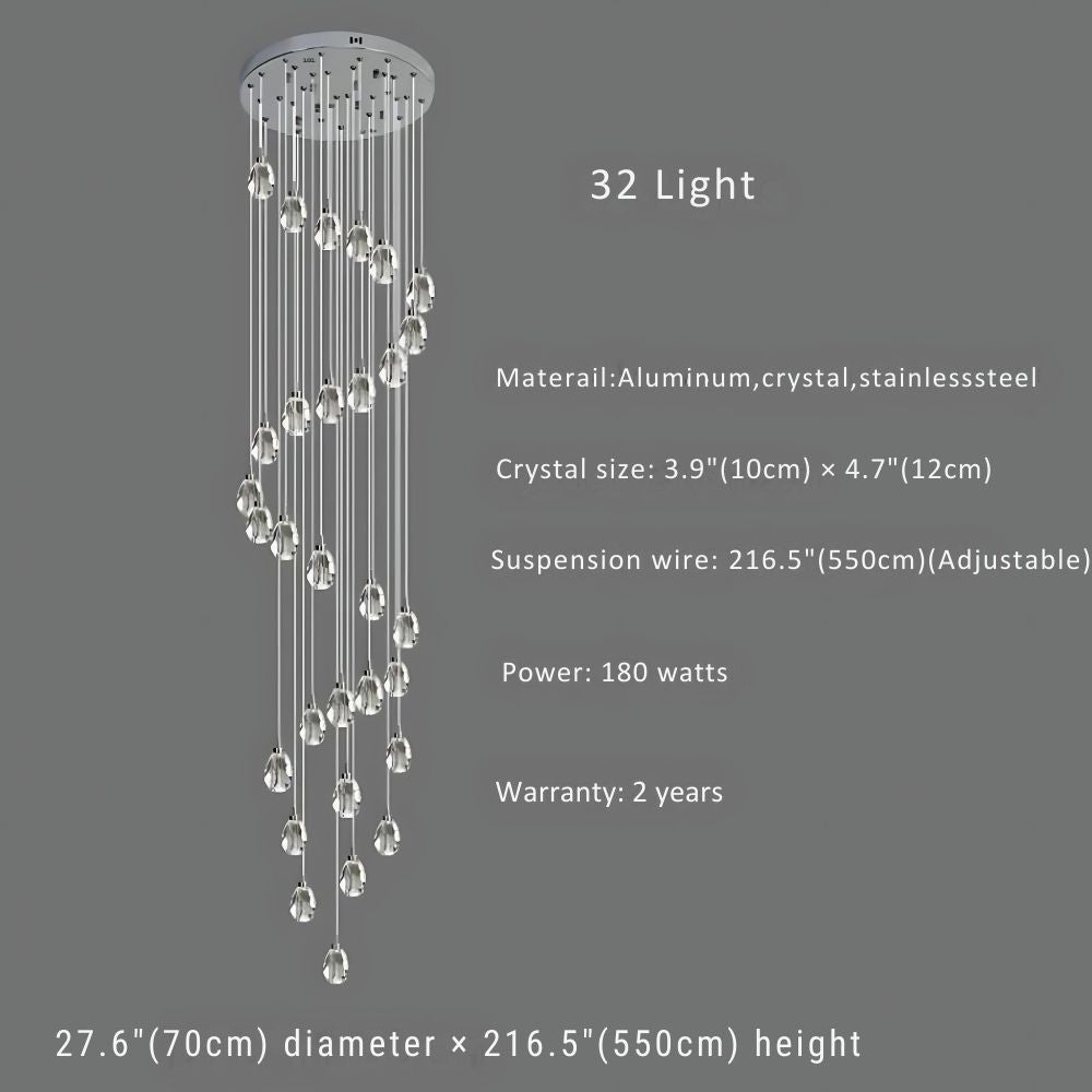 Sensa Crystal Stairwell Lighting