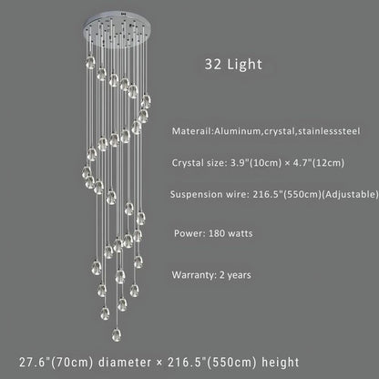 Sensa Crystal Stairwell Lighting