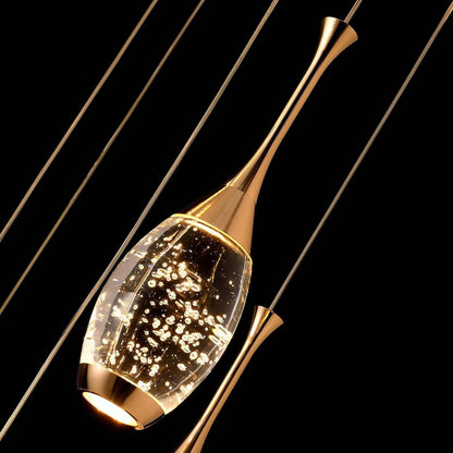 Setya Long Drop Crystal Chandelier