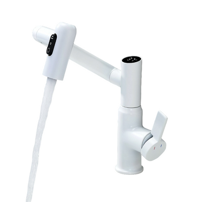 Emfurn Single Hole Rotatable Faucet with Digital Temperature Display