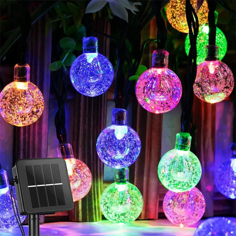 Solar Dimmable Outdoor String Lights