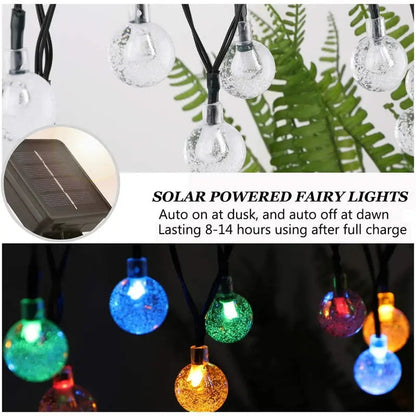 Solar Dimmable Outdoor String Lights
