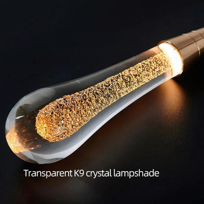 Spiral Raindrop Staircase Ceiling Lighting