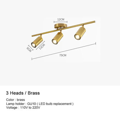 Surface Mounted Minimalist Modern Track Led Lighting