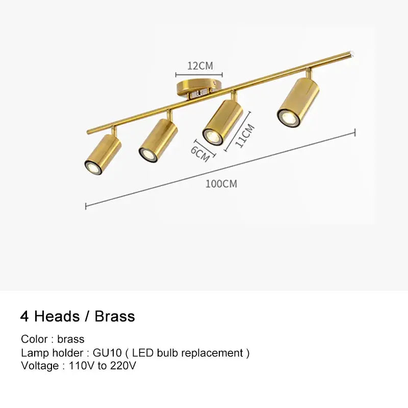 Surface Mounted Minimalist Modern Track Led Lighting