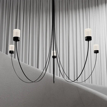 Suri Black Modern Chandelier