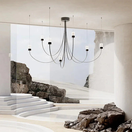 Suri Black Modern Chandelier