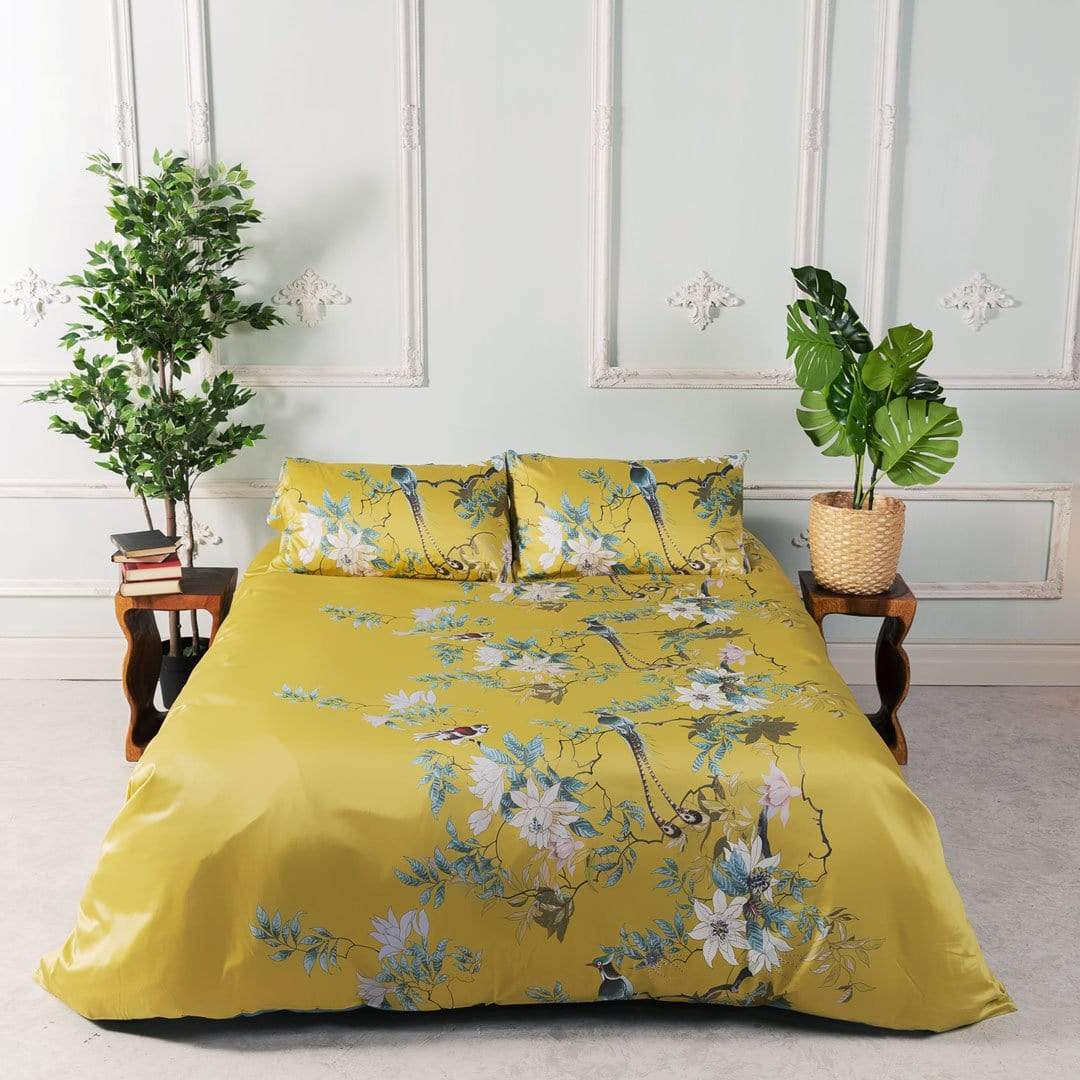 Emfurn Tranquility Yellow Duvet Cover Set (Egyptian Cotton)