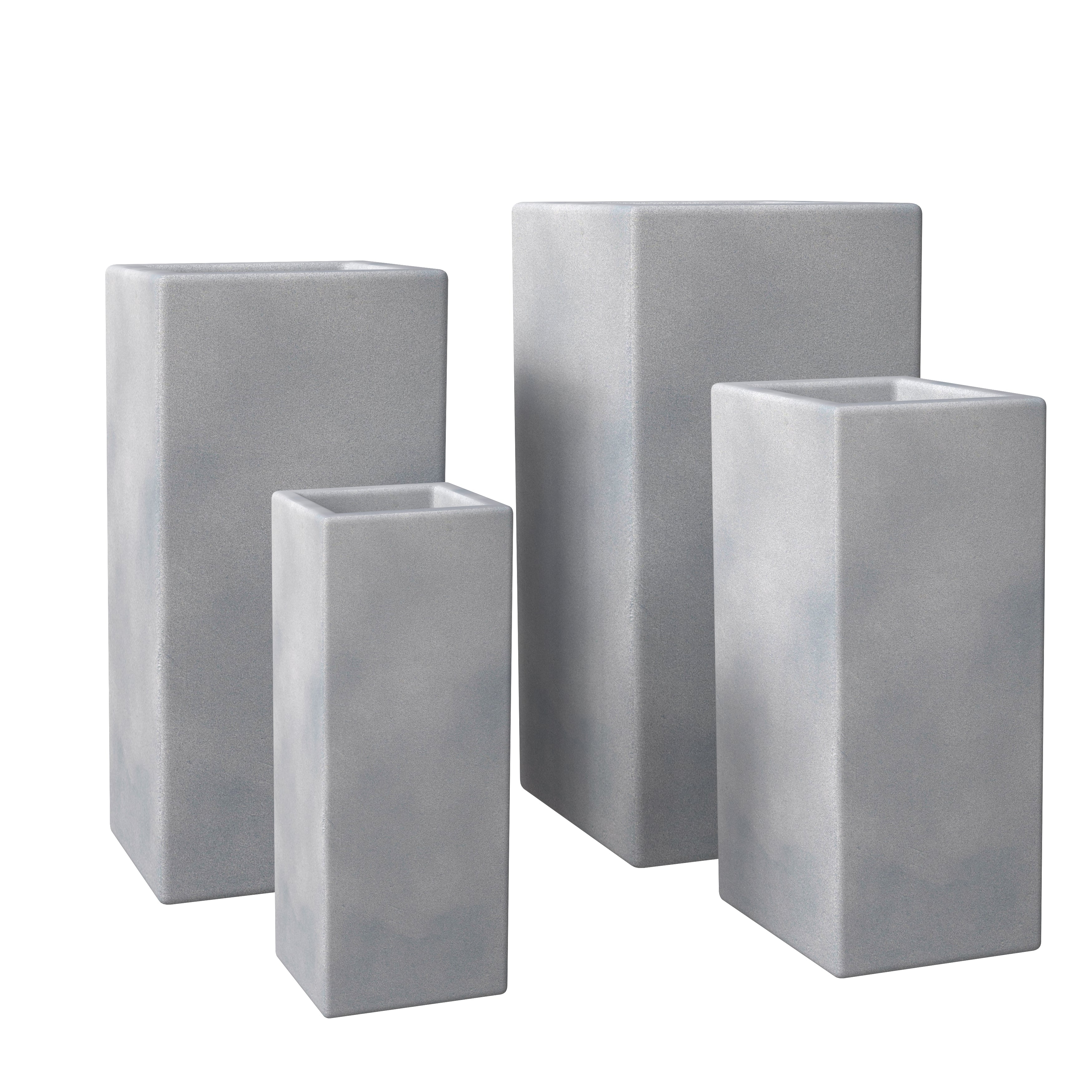 Terra Planter Set Aged Concrete