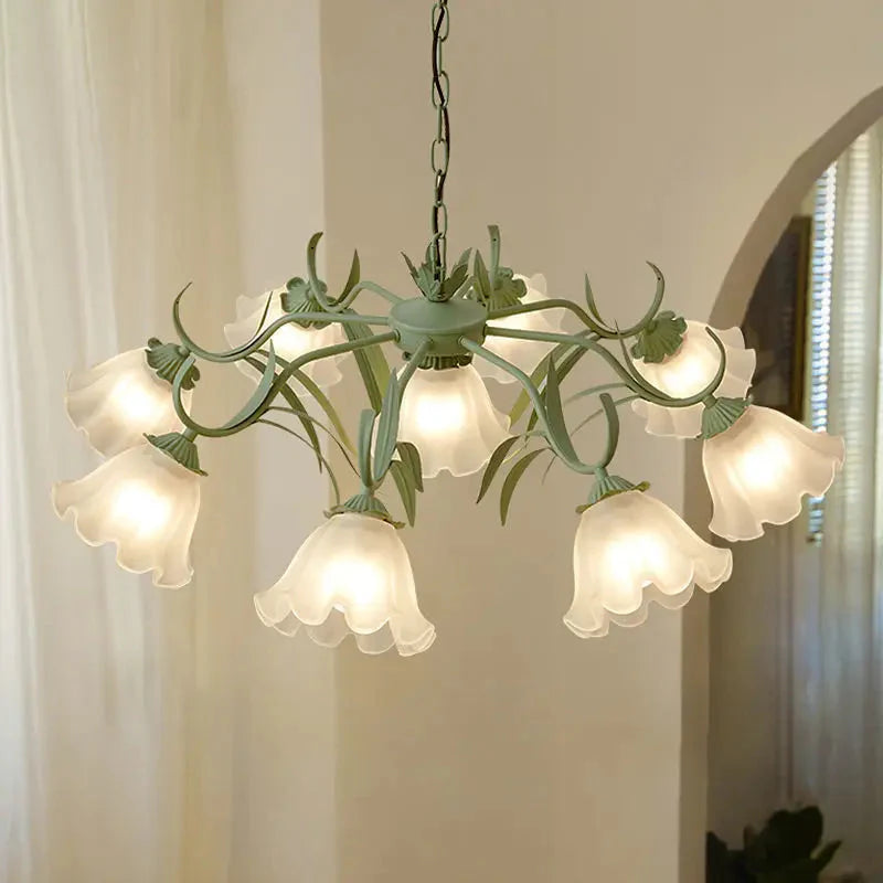 Tina Green French Style Flower Chandelier