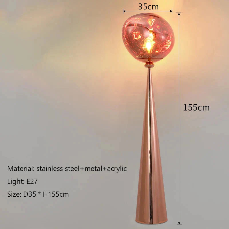 Tolya Minimalist Tall Lava Floor Lamp