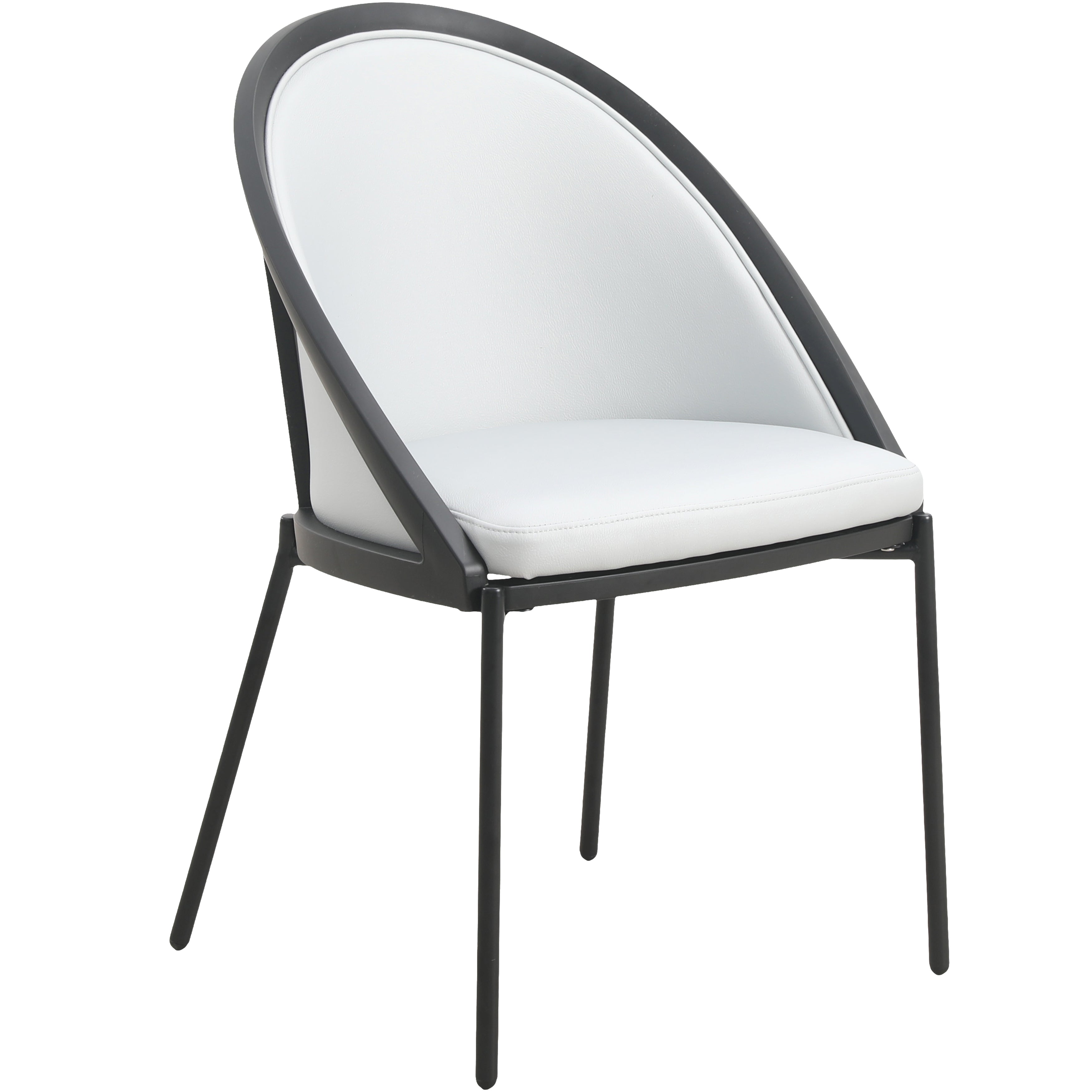 Urbane Collection Modern Dining Chair in Light Grey