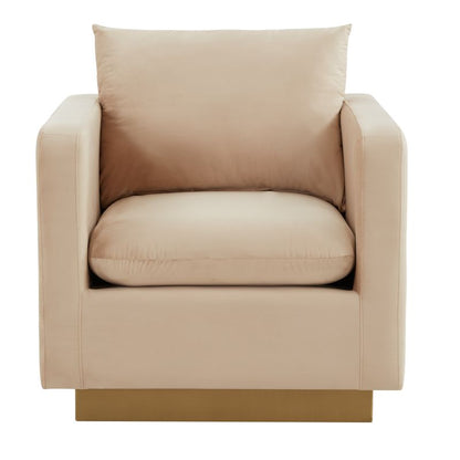 Elvira Velvet Accent Armchair