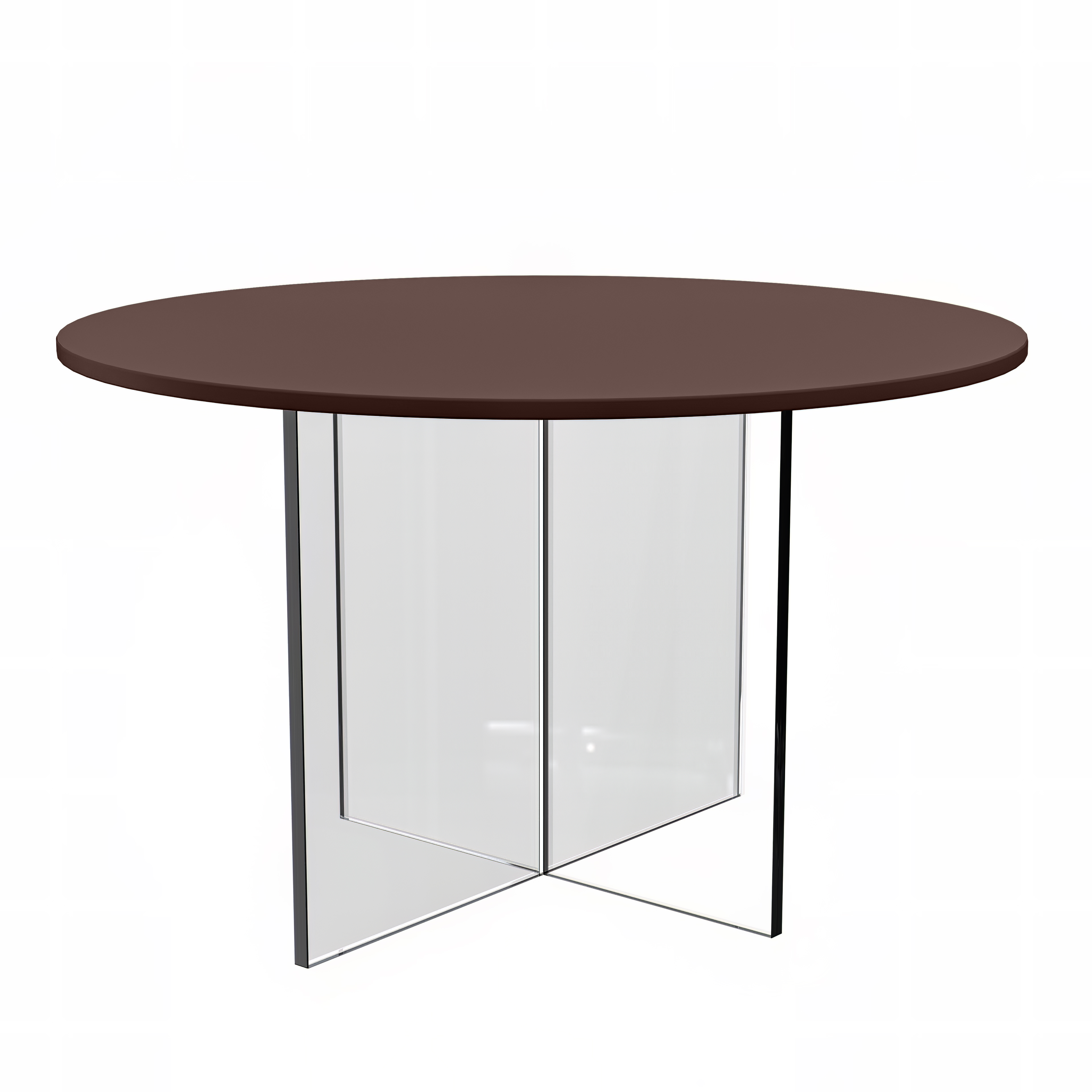 Valore Collection Acrylic Coffe Table With Black Top – EMFURN