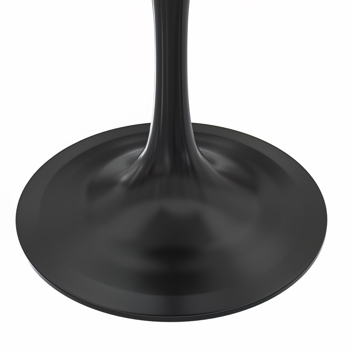Vera 36 Square Dining Table - Black Base Marbleized Top